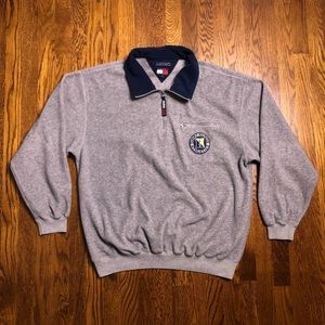 Tommy Hilfiger Patched Spellout Pullover Fleece